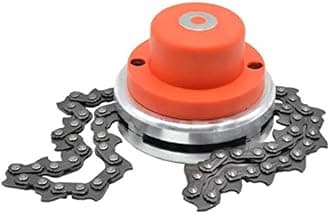 Lawn Mower Trimmer Head Chain Brushcutter for Garden Grass Brush Cutter Tools Parts Chain Trimmer Head