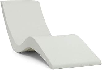 - Aqua Outdoors - in-Pool Chaise Lounger - Inside Pool & Sun Shelf Lounge Chair - Designed for Water Depths Up to 9” - Compatible with All Types - Poolside & Sun Deck Tanning - White Granite
