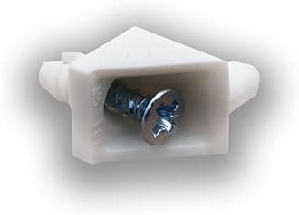 Replacement Shelf Support Suitable for IKEA PAX BILLY KOMPLEMENT Compatible with Bracket Wardrobe Holder Shelves (White, Pack of 1)