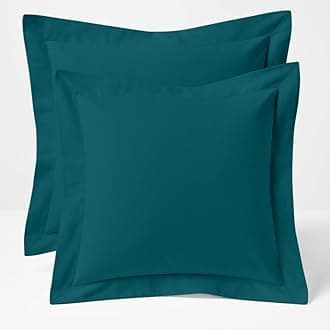 Comfort Beddings Export Quality 650 Thread Count 100% Egyptian Cotton Decorative Continental Pillow Cases Pack Of 2 - Teal (Decorative/Square Size 60 x 60 CM)