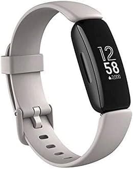 Fitbit Inspire 2 Health & Fitness Tracker with a Free 1-Year Fitbit Premium Trial, 24/7 Heart Rate, Black/White, One Size (S & L Bands Included)