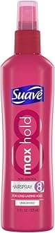 Suave Non Aerosol Spray Maximum Hold Unscented Hairspray, 11 oz
