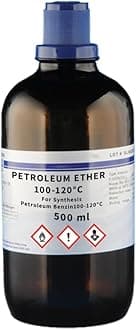 Petroleum Ether 100-120°C | 500ml | Laboratory Grade Solvent | CAS No. 8032-32-4 | Flammable Liquid for Synthesis