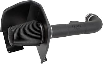 Dryflow Cold Air Intake Kit: Easy to Clean, Oil-Free Air Filter, Increase Horsepower up to 6 HP: Compatible with 5.3/6.2L, V8, 2014-2020 Chevy/GMC/Cadillac (See Product Description), 30-3082