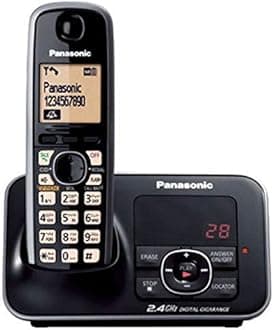 Panasonic KX-TG3721BX Cordless Phone - Black (Pack of1)