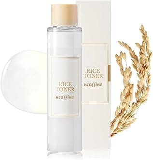 Rice Toner, Milky for Glowing Skin, Rice Water, Toner Korean, Glow Essence with Niacinamide, Hydrating for Dry, Dull, Combination Skin, Vegan, Fragrance Free, Glass Skin