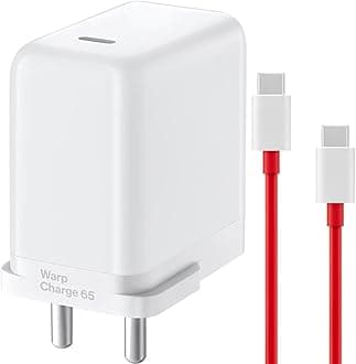 65W PD Charger for vivo V40e / V 40 e Charger Original Adapter Like Quick Dash Warp Dart Flash Super Vooc Fast Charger with 1M Type C to Type C USB Cable (OPD2, Red)