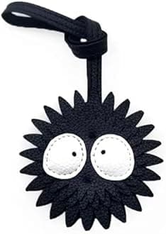 Black Briquette Bag Charm, Funny Fashion Bag Accessories Key Charms