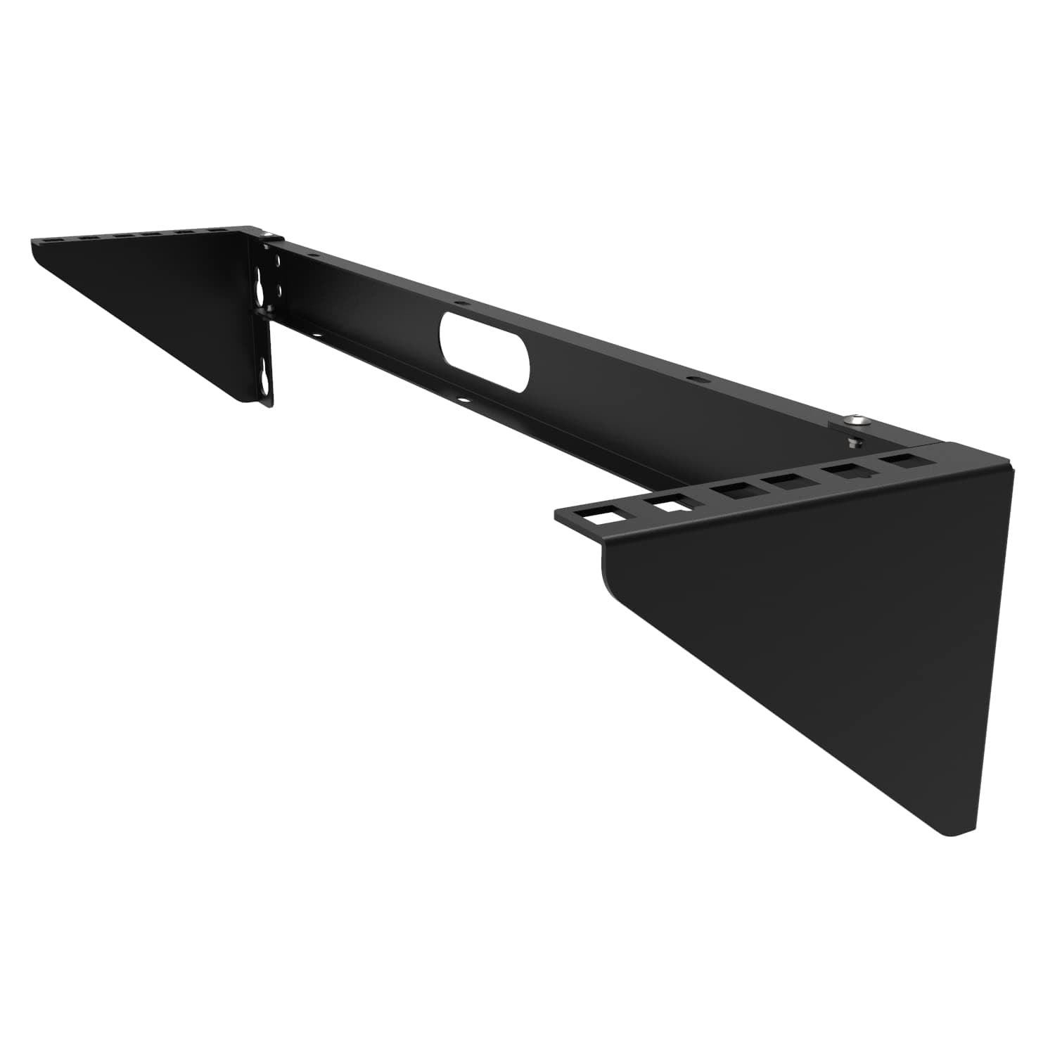 2U Foldable Wall Mount Patch Panel Bracket -Vertical Wall Mount Rack for 19 inches Networking Equipments Including Hardware