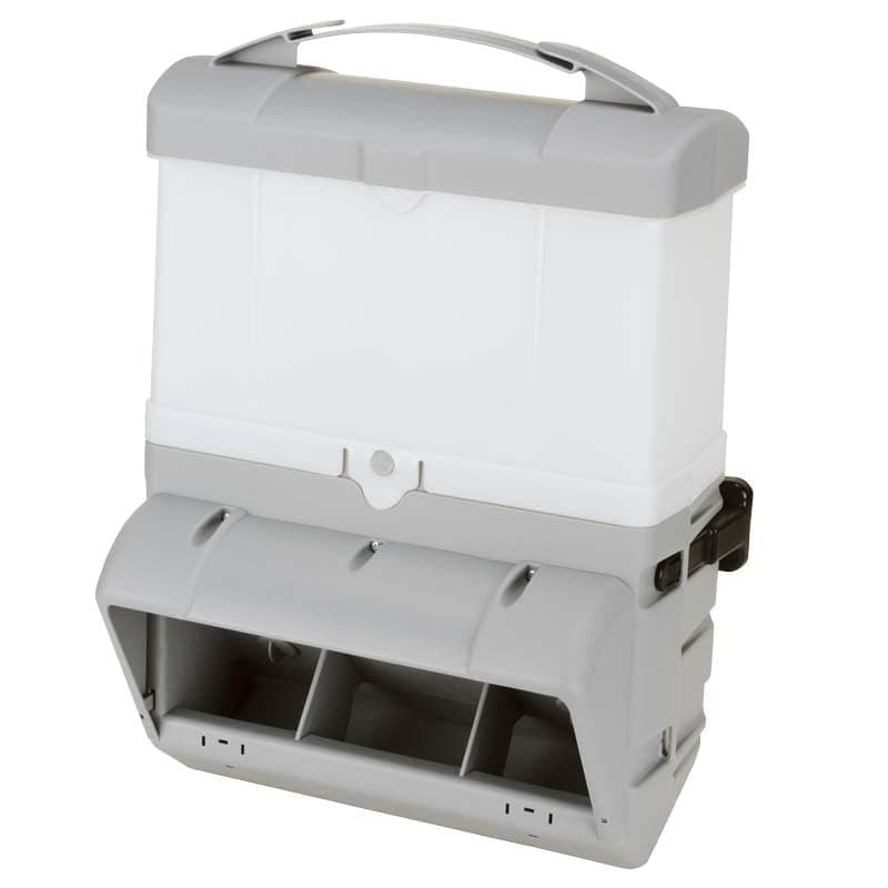 Wise Mountable Poultry Feeder - 20 lb (Gray)