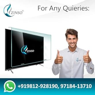 40 inch 3mm Acrylic TV Screen Guard | 9H Hardness | Scratch & Splash Resistant | ISO Certified Protection with Ultra HD Clarity