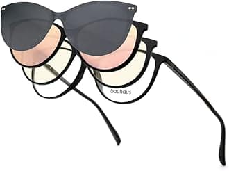 Magnetic Polarized Clip on Sunglasses for Men & Women UV Protection with Flip Up Anti Glare Fishing Glasses