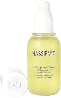 NassifMD Hydro-Screen Hydration Serum | Surgeon-Created Hyaluronic Acid, Ceramides & Retinol Formula for Plumping, Firming & Reducing Fine Lines