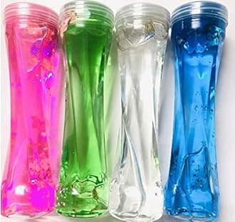 YBN Designer Unicorn Crystal Colorful Sparkling Glittery Slime for Kids (L - Pack of 4)