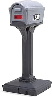 Simplay3Dig-Free Easy Up Classic Mailbox (Steel Gray/Charcoal)