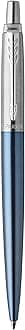 Parker Medium point Ballpoint Pen, Royal Blue and Chrome (1953191)