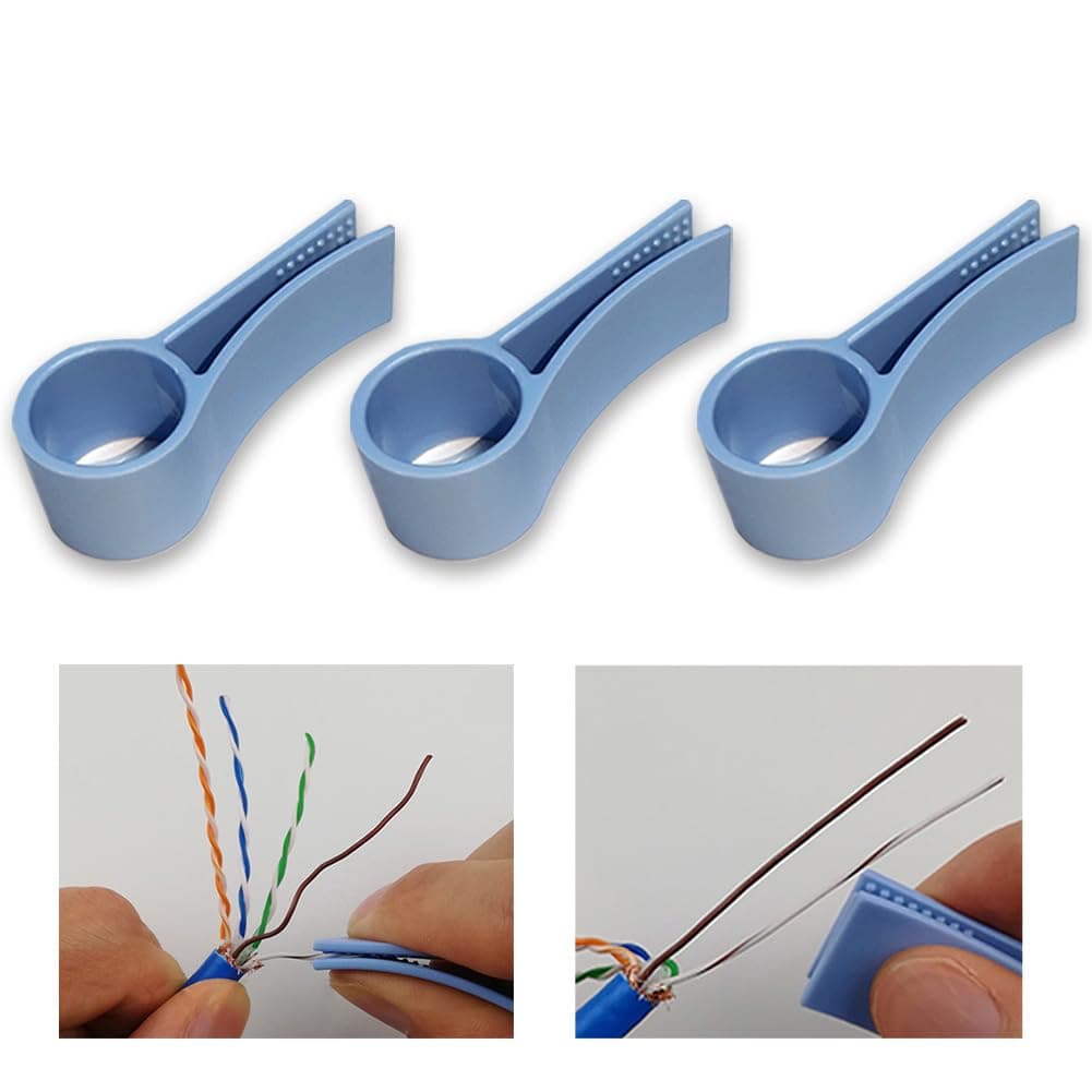 Network Cable Untwist Tool, Engineer Wire Straightener Pair Separator Tool for CAT5/CAT5e/CAT6/CAT7 Quick and Easy to Solve (3)
