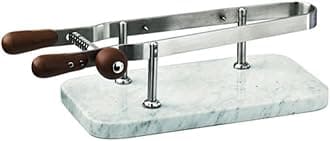Paderno World Cuisine Ham Holder with Marble Base