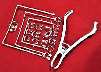 New Rubber Dam Kit Starter of 19 Pcs with Frame Punch Clamps Dental Instruments