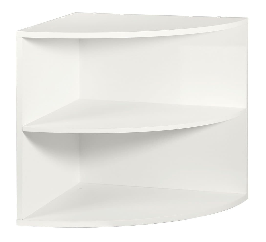 Corner Shelf Organizer Cube, White