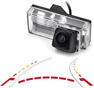 Vlicevrn HD Fisheye Vehicle Car Rear View Camera Night Vision Backup Parking Camera for Toyota REIZ 4D MK1 / Mark X 4D MK1 / Prius/Land Cruiser LC100 LC120 LC200/Prado (Fisheye Dynamic)