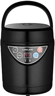 Lakeland 2 Portion Mini Electric Rice Cooker – 500ml Non-Stick Pan White Or Brown Rice & Porridge