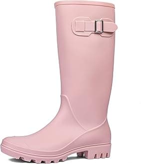 Women's Tall Rain Boots Garden Boots Waterproof Wellington Rubber Boots
