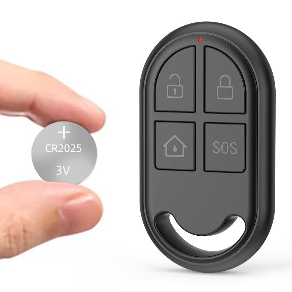 CPVAN Remote Control (2nd Generation) Compatible with The CPVAN CP2 Motion Sensor Alarm, CP7R Door Alarm for Kids, CP8 & CP9 Home Security System (Black)