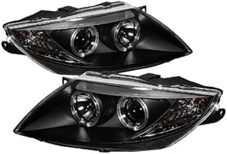 BMW Z4 Projector Headlights Xenon/HID Model Only (Delete Stock HID Unit) LED Halo Black Housing With Clear Lens