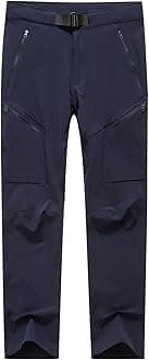 Muscularfit Mens Jogger Pants Drawstring Stretch Quick Drying Solid Hiking Pants Skinny Slacks Tapered Cycling Climbing Pant