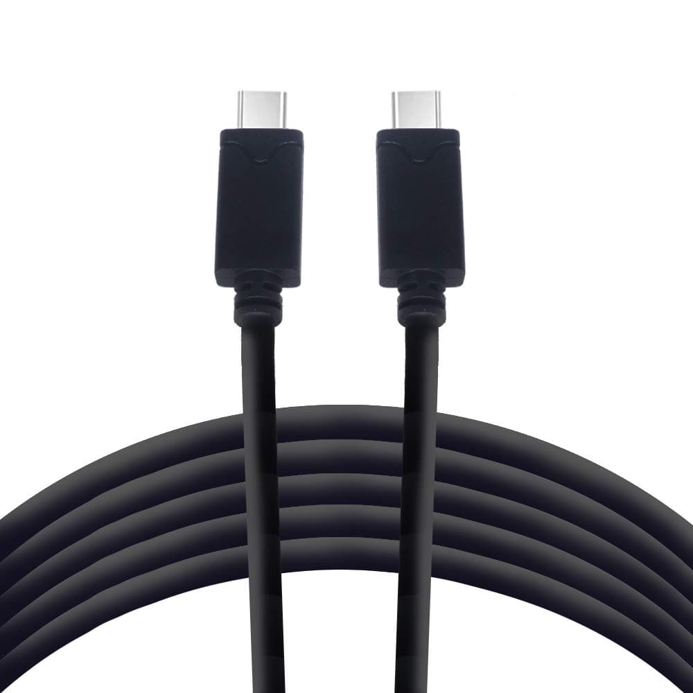 20ft USB C to USB C Cable - Extra Long USB Type C - Compatible with Samsung, iPad Pro, Android Devices, Camera Tethering and More (Black)