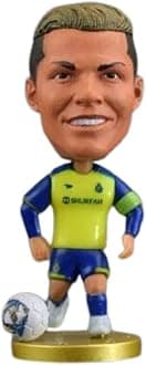Mayatra's Football Player Figure - Premium Sports Action Figure for Fans, Kids, and Collectors - Detailed Design, Perfect for Display, Gifting (Ronaldo Green)