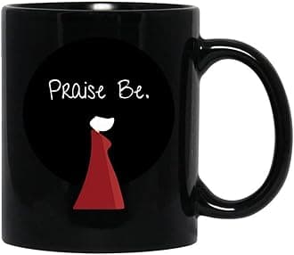 Handmaid Black Coffee Mug, Gift Coffee Mug