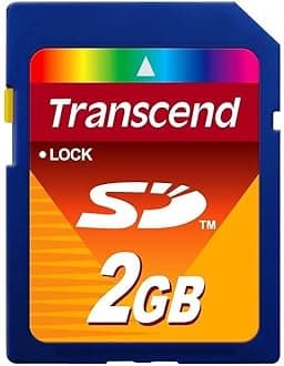 Transcend SD 2GB Memory Card (TS2GSDC)