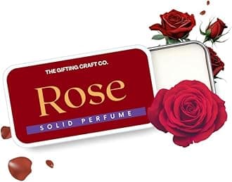 Rose Solid Perfume | Date Ready Pocket Size Body Fragrance for Men & Women - 10g