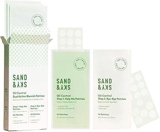 - Sand & Sky Pimple Patches for Face Hydrocolloid Acne Patches with Salicylic Acid & Tea Tree Oil - Blemish Spot Patches for Whiteheads, 75 Patches