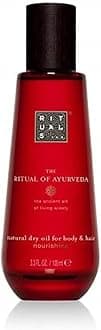 RITUALS Ayurveda Dry Vata Oil for Body & Hair - Hair Oil & Body Oil with Indian Rose, Sweet Almond Oil, Sunflower Oil, Moringa & Coconut Oil - 3.3 Fl Oz