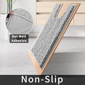 Yimobra Chenille Toilet Rug U-Shaped Washable - 24"x20" Non Slip Contour Bath Mat - Super Luxury Soft Absorbent Quick Dry Rugs for Bathroom Toilet Base - Gray