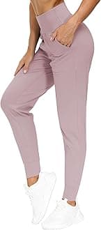 The Gym People Women's Joggers Pants Lightweight Athletic Leggings Tapered Lounge Pants for Workout, Yoga, Running