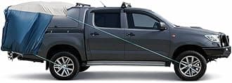 Truck Bed Tent for Caps– Fits Ford F-150, Chevy Silverado, Toyota Tundra, Tacoma (2005+), Tailgate ≥ 58" – Converts Truck with Cap into Camping Tent