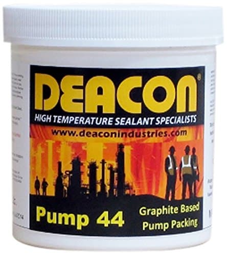 Deacon Pump 44 High Temperature Graphite Based Pump Packing, -100 Degree F to 1000 Degree F, 1 lb. Tub, 1 Pint