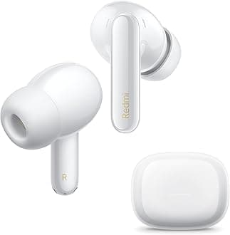 – Redmi Buds 6 Pro – Wireless Bluetooth Headphone in-ear, Triple Drivers,Dimensional Audio,55dB ANC, 4KHz Wide Frequency, Hi-Res Sound, LDAC, Up to 9.5h+36h Battery Life, IP54, Glacier White