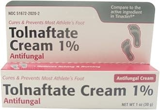 Tolnaftate Antifungal Athletes Foot Cream 1% - 1 Oz (30 G)