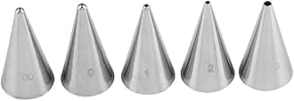 FantasyDay Cake Decorating Set, 7 Pieces Stainless Steel Icing Piping Nozzles Tips Kit - Christmas Holiday Birthday Anniversary Wedding Cupcakes Cakes Cookies Dessert Candy Pastry DIY Making Tools #6