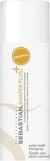Sebastian Professional Shaper Plus Hairspray, 80% VOC | Humidity Resistant, Original Extra Hold | Packaging May Vary