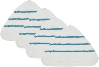 4Pcs Replacement Spare Parts Reusable Mop Pads Fit for True & Tidy STM-500, STM-700, and STM-700A Steam Mop Accessorie, And Other Steam Mops, Machine Washable up to 100x