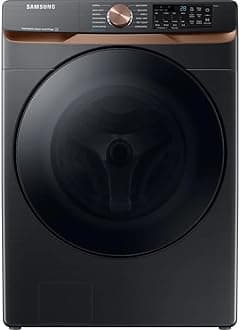 5.0 cu. ft. Extra Large Capacity Smart Front Load Washer with Super Speed Wash and Steam, Brushed Black, WF50BG8300AVUS