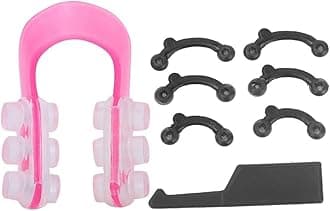 A Set of Black and Pink Nose Up Lifting Shaping Clip Invisible Shaper Tool,Straightening Beauty Massage Tool Bridge Straightening for Nose Uplifting Crooked Women Men Bridge Wide Lifter Men's