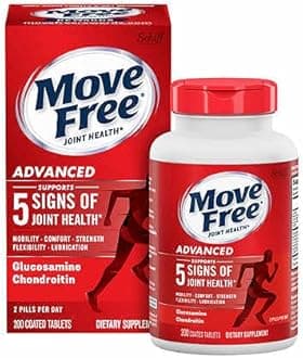 Schiff Move Free Advance Glucosamine, Chondroitin with Uniflex - 80 Coated Tabs