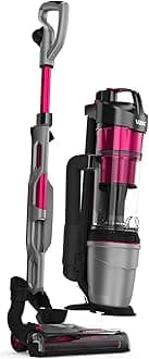 Vax Air Lift Pet Max Corded Upright Bagless Vacuum Cleaner, Lightweight, Handheld Tool Attachments for Pet Hair, Car, Upholstery, Bed, Mattress, Home cleaning, 850W, 6.2kg, Black/Pink, UCPMSHV1